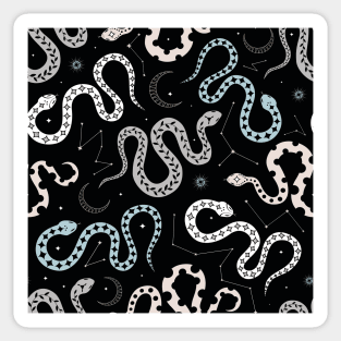 Wriggling snakes pattern Sticker